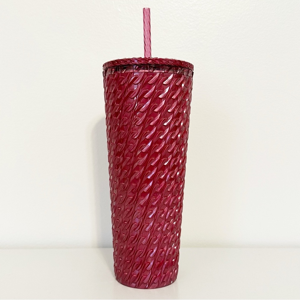 Starbucks NWT Holiday Merlot Jeweled Venti Travel Tumbler - Picture 3 of 6